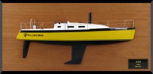 Custom Half Models - JBoats - J 109 JBoats half model with deck details - Abordage