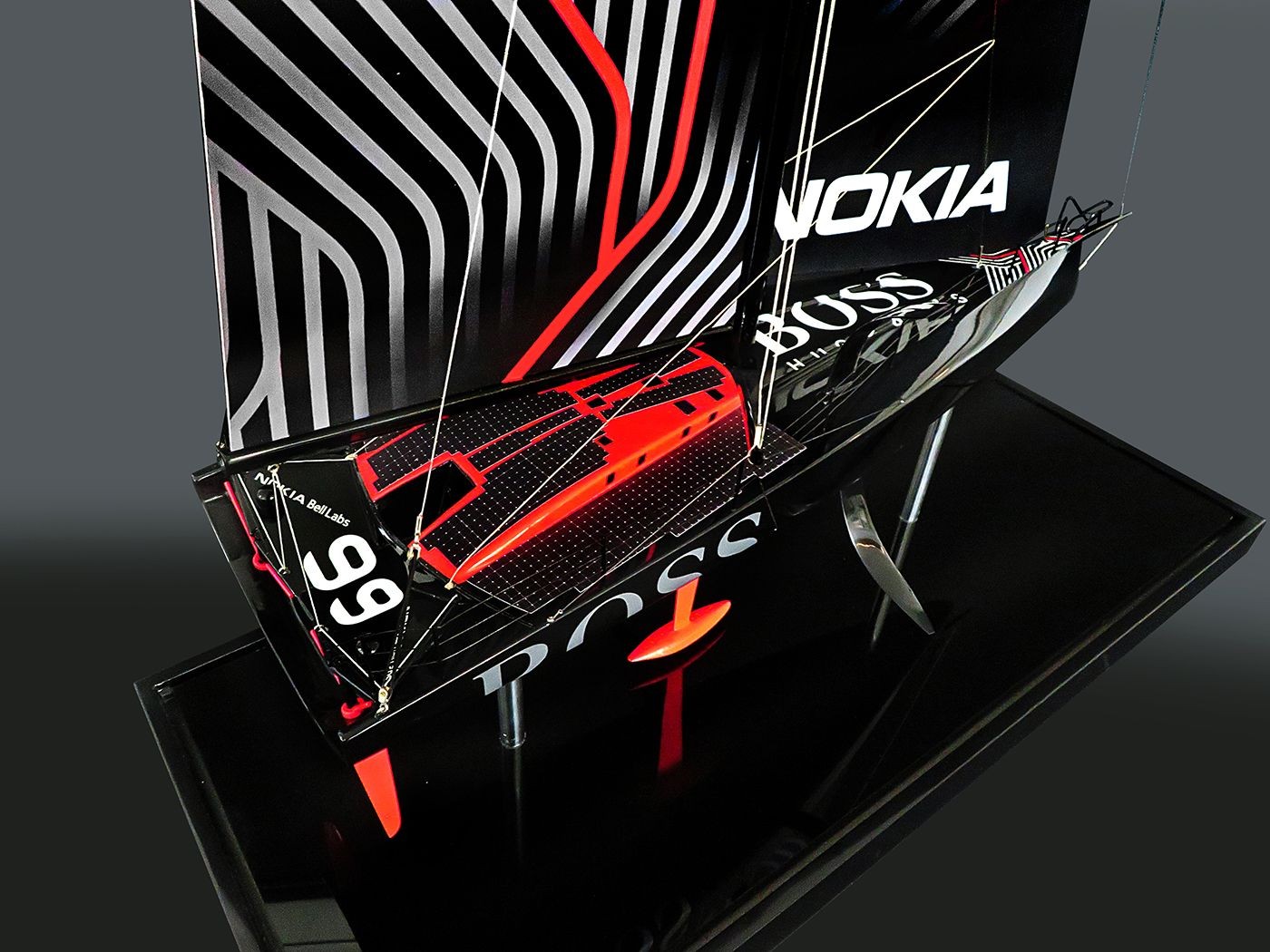 Custom Models - - Alex Thompson's Vendée Globe racer HUGO BOSS model 2020 - Abordage