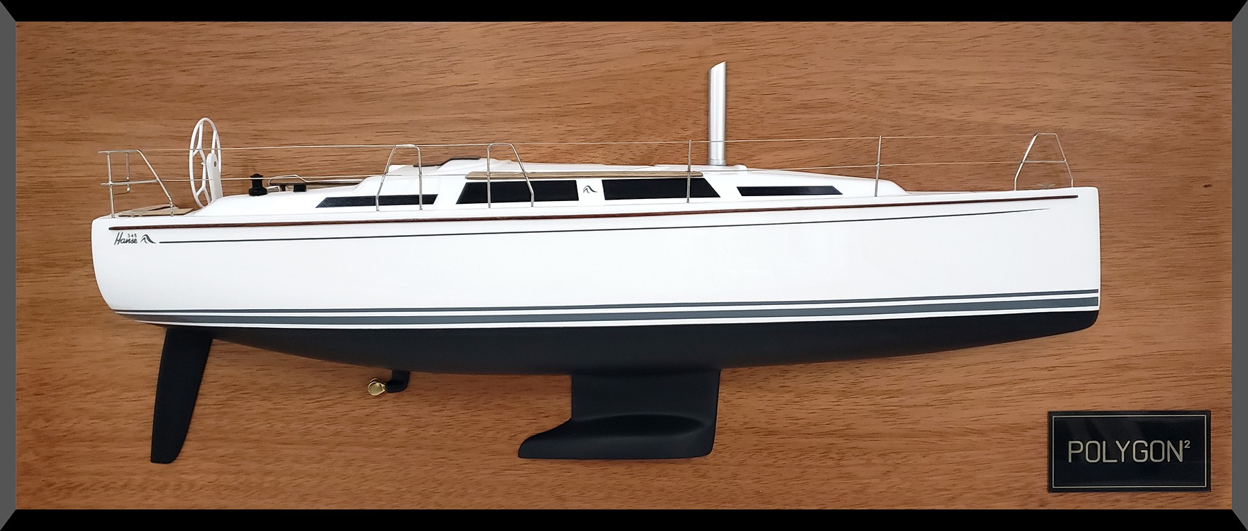 Custom Half Models - Hanse - Hanse 345 custom half model with deck details - Abordage