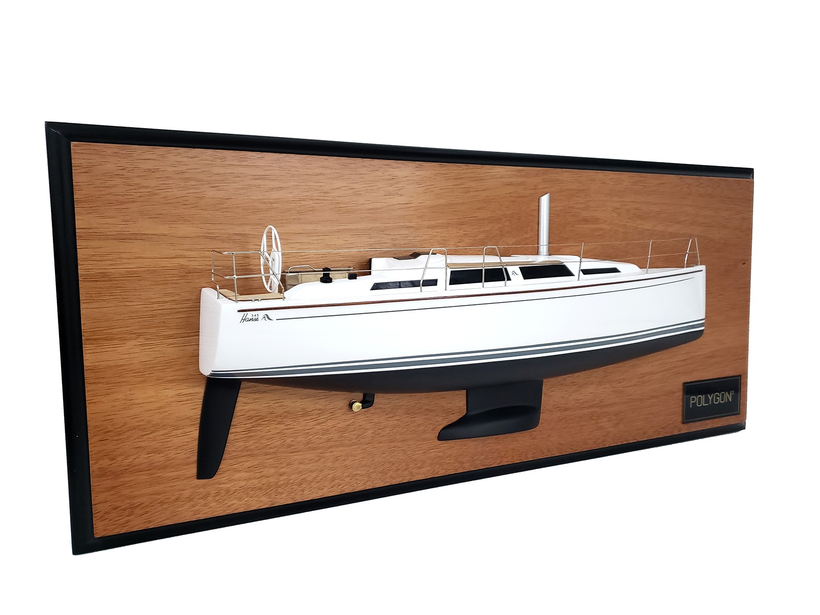 Custom Half Models - Hanse - Hanse 345 custom half model with deck details - Abordage