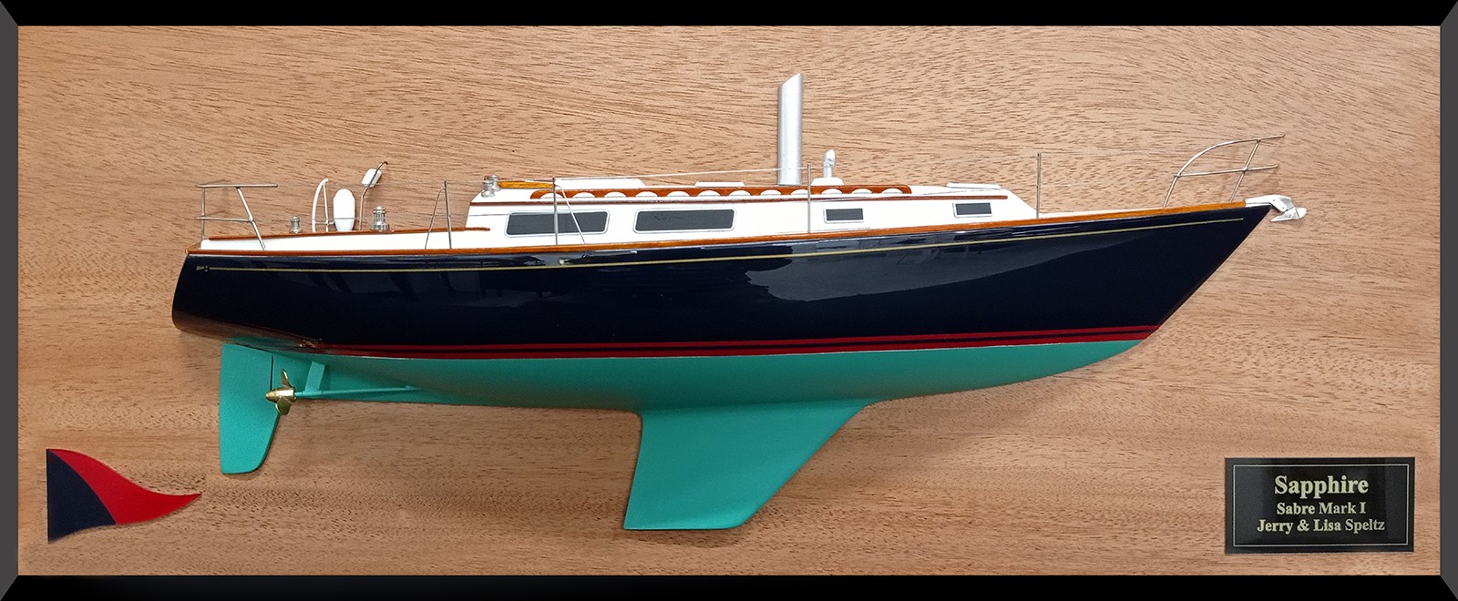 Custom Half Models - Sabre Yachts - Sabre 34 custom half model with deck details - Abordage