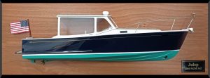 Custom Half Models - MJM - MJM 34z custom half model with deck details - Abordage