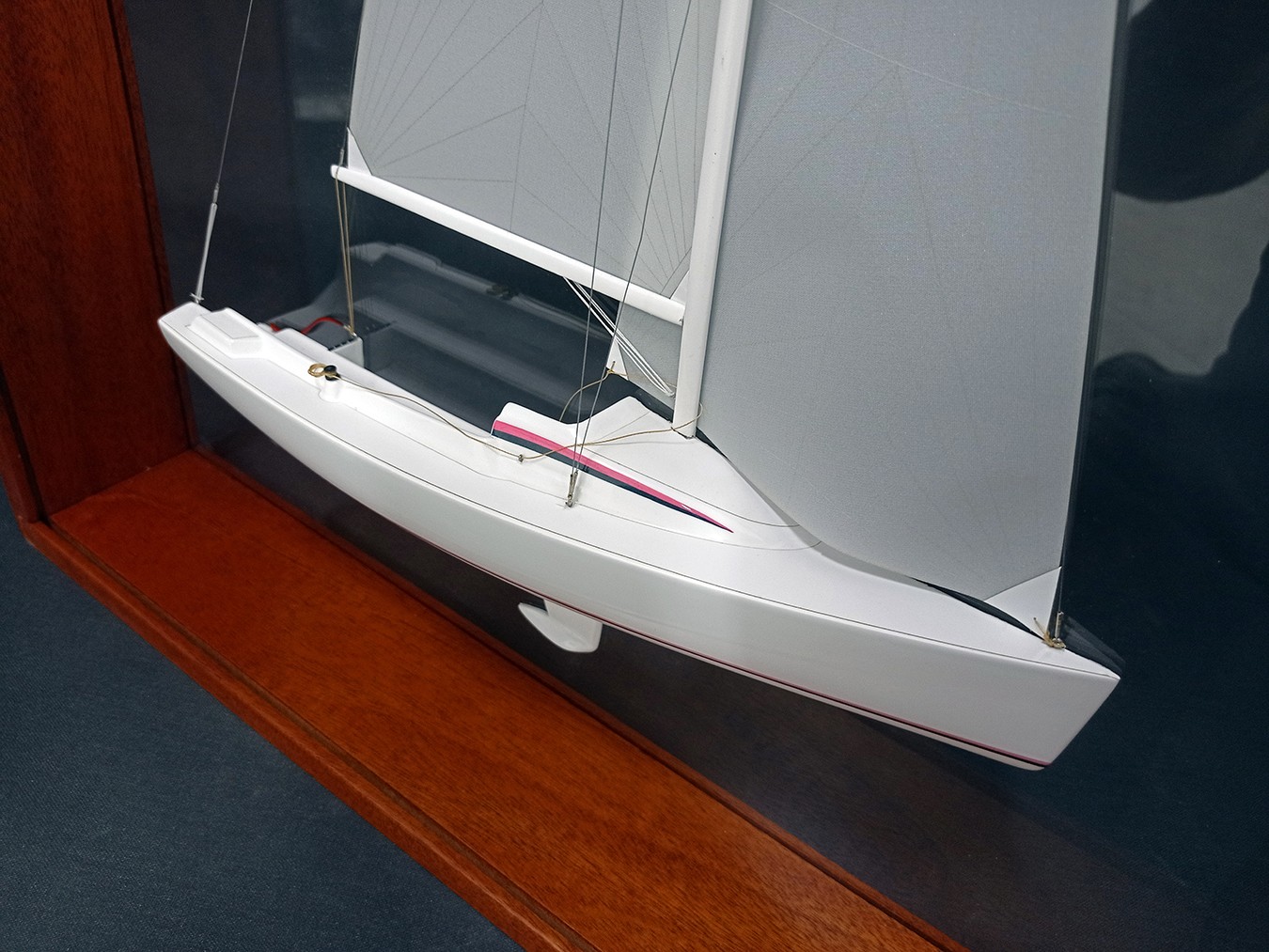 Custom Half Models - Tartan - Tartan 245 framed half model - Abordage