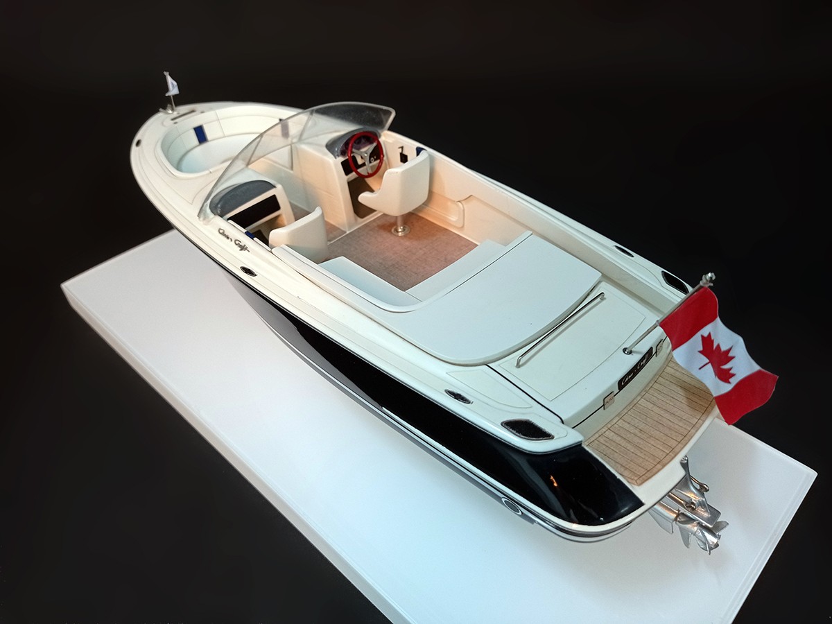 Custom Desk Models - Chris Craft - Chris Craft Launch 22 custom model replica - Abordage