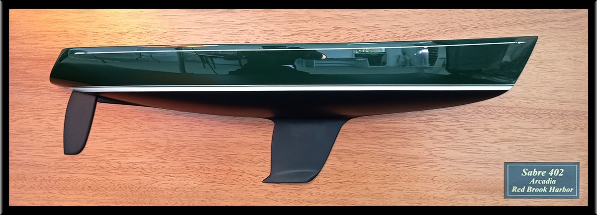 Custom Half Models - Sabre Yachts - Sabre 402 flushdeck half hull - Abordage