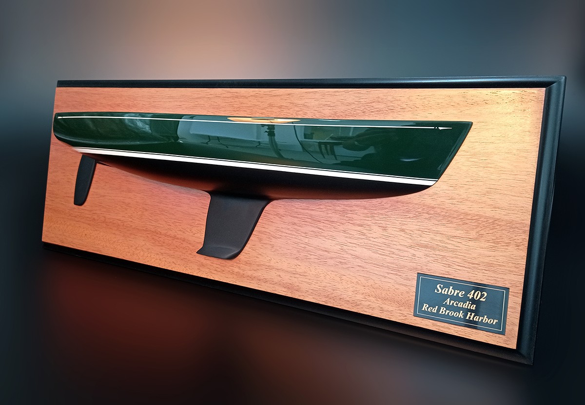 Custom Half Models - Sabre Yachts - Sabre 402 flushdeck half hull - Abordage