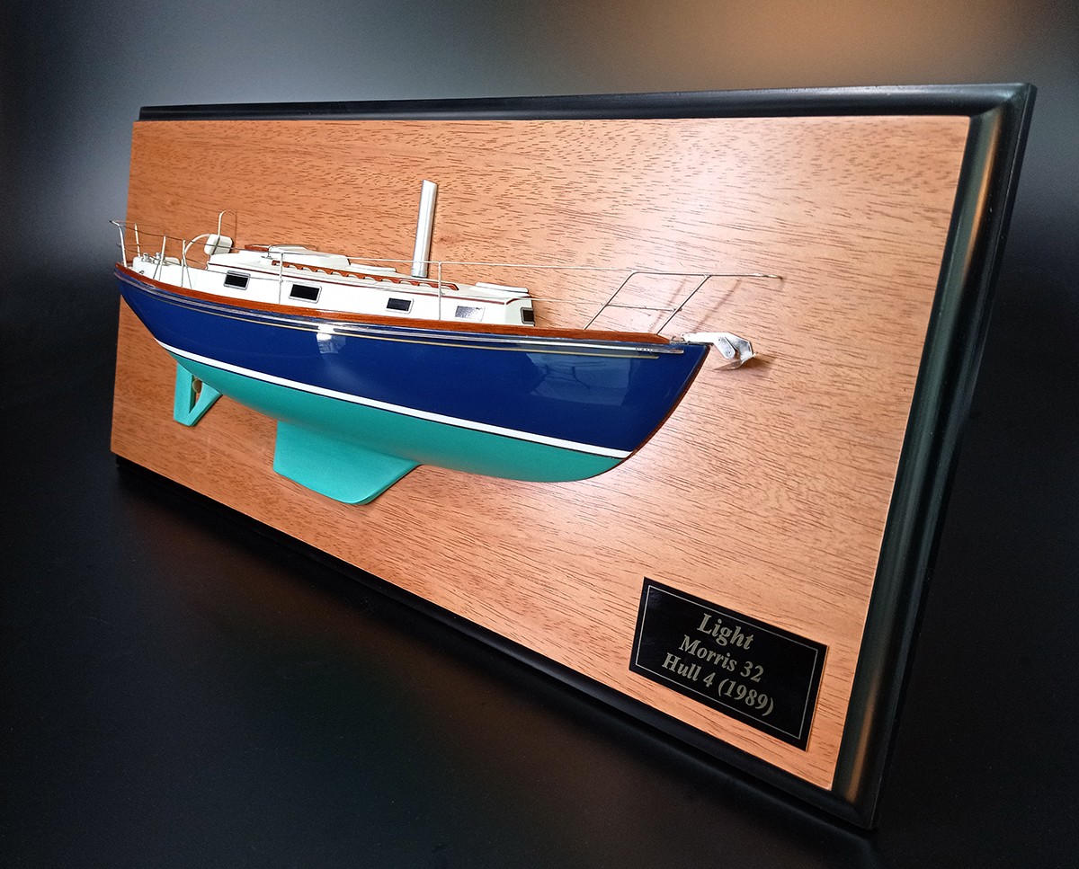 Custom Half Models - Morris Yachts - Morris 32 custom half model with deck details - Abordage