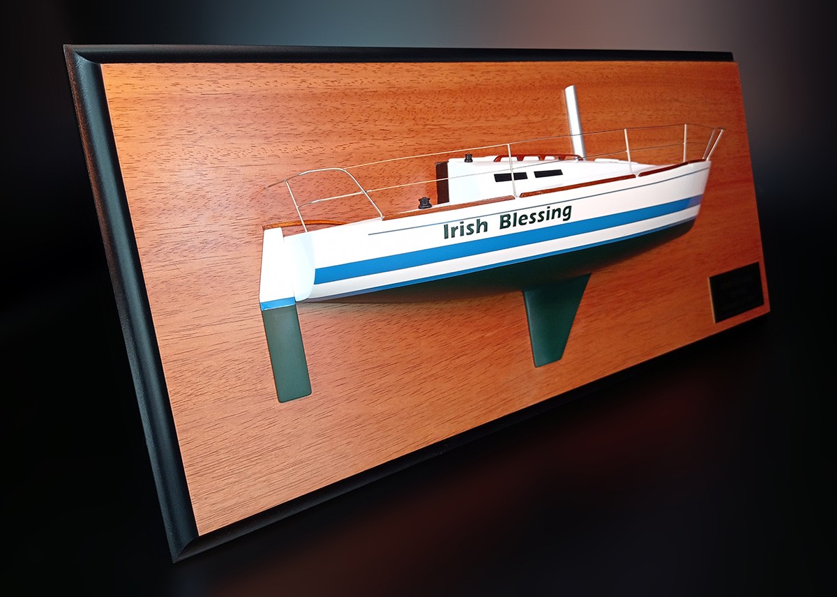 Custom Half Models - JBoats - J 30 J/Boats half model with deck details - Abordage