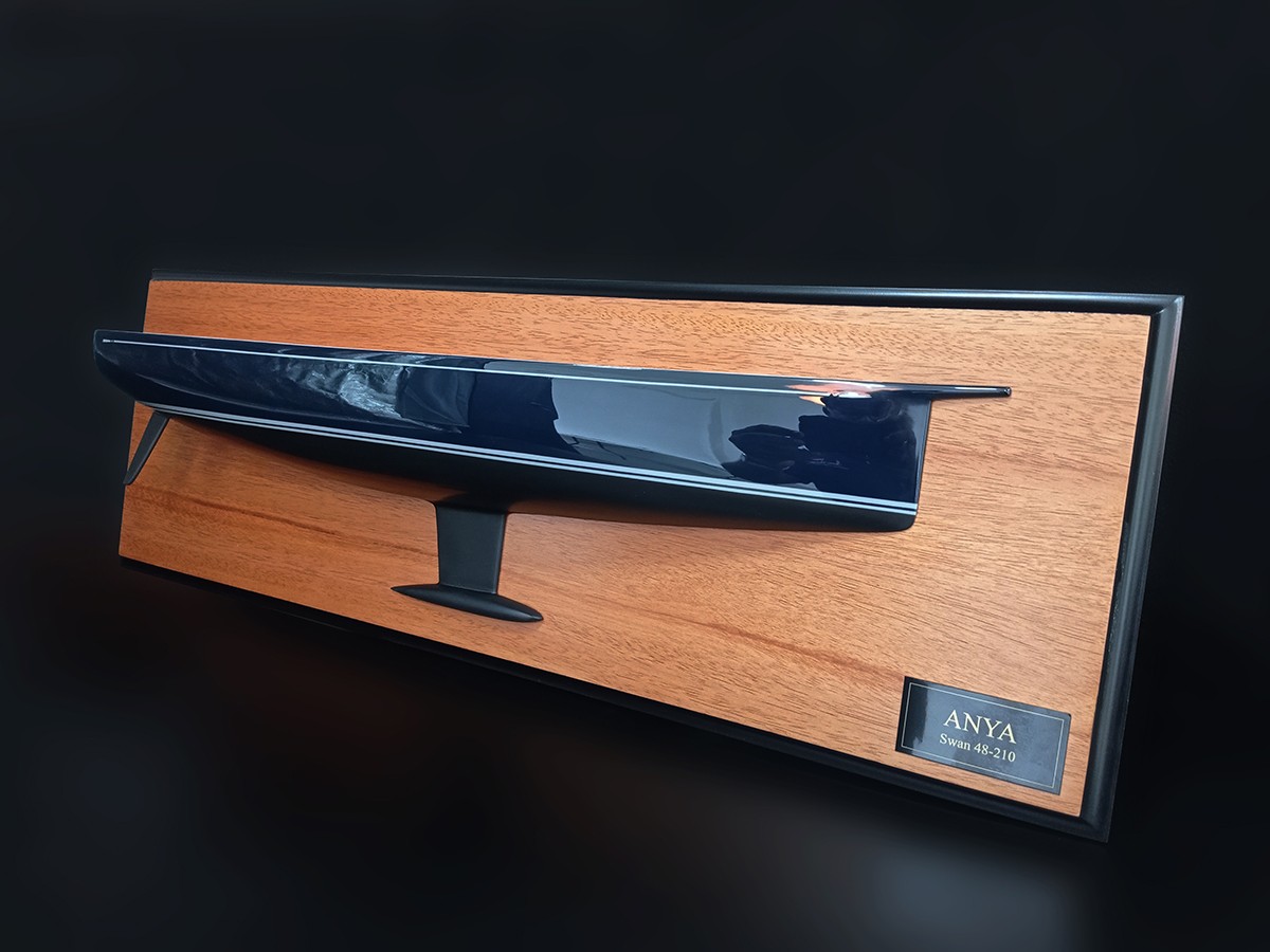 Custom Half Models - Nautor Swan - Nautor's Swan 48 flush deck half hull - Abordage