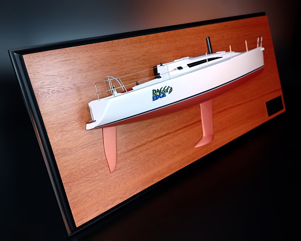 Custom Half Models - Farr - Farr 395 custom half model with deck details - Abordage
