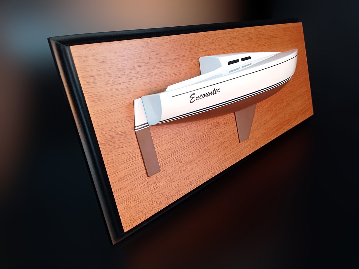 Custom Half Models - JBoats - J30 J/Boats half hull with cabin and cockpit only - Abordage