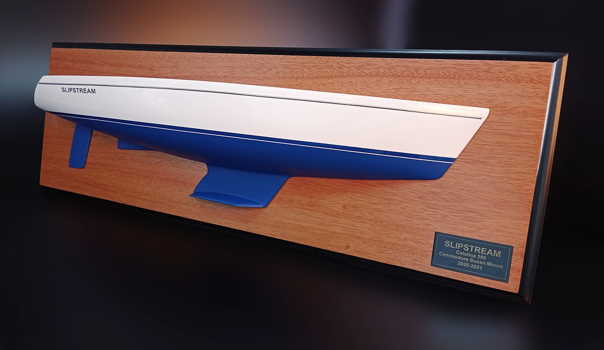 Custom Half Models - Catalina - Catalina 385 flush deck half hull - Abordage