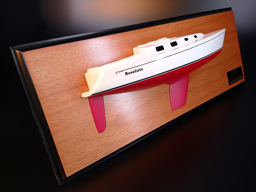 Custom Half Models - Tartan - Tartan 3500 custom half hull with cabin and cockpit only - Abordage