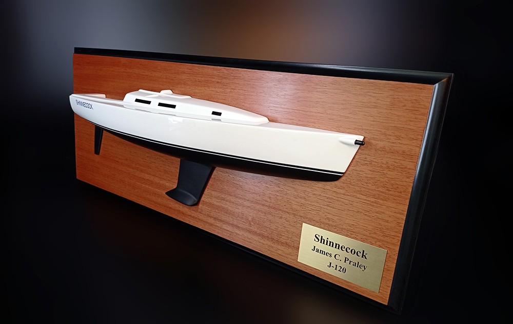 Custom Half Models - JBoats - J120 JBoats half model with cabin and cockpit only - Abordage