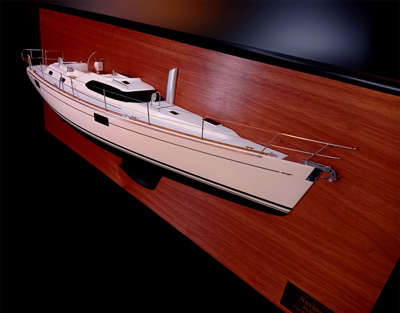 Custom Half Models - - Hylas 48 custom half model with deck details - Abordage