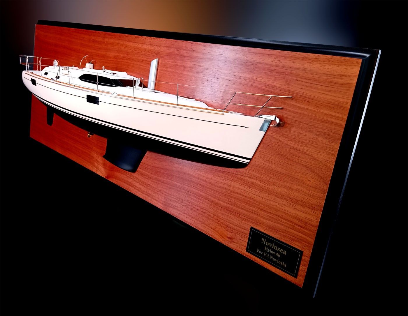 Custom Half Models - - Hylas 48 custom half model with deck details - Abordage