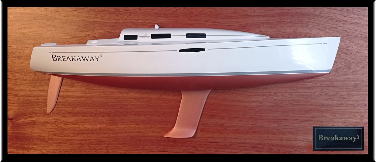 Custom Half Models - Beneteau - Beneteau 36.7 custom half model with cabin and cockpit only - Abordage