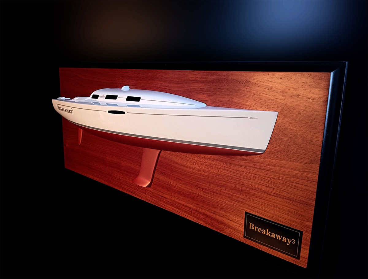 Custom Half Models - Beneteau - Beneteau 36.7 custom half model with cabin and cockpit only - Abordage