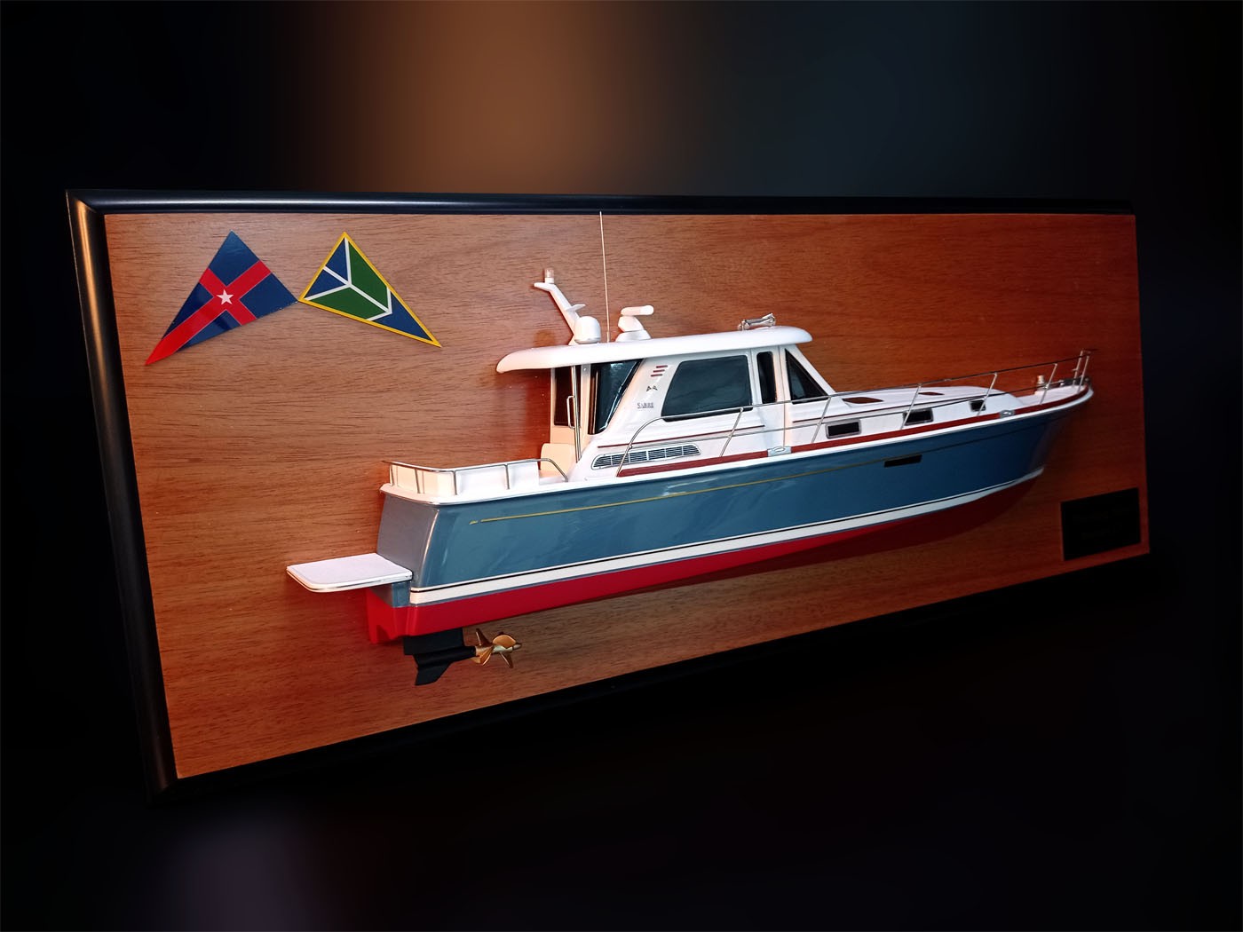 Custom Half Models - Sabre Yachts - Sabre 48 custom half model with deck details - Abordage