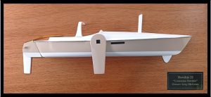 Custom Half Models - - Dovekie 21 custom half model with deck details - Abordage