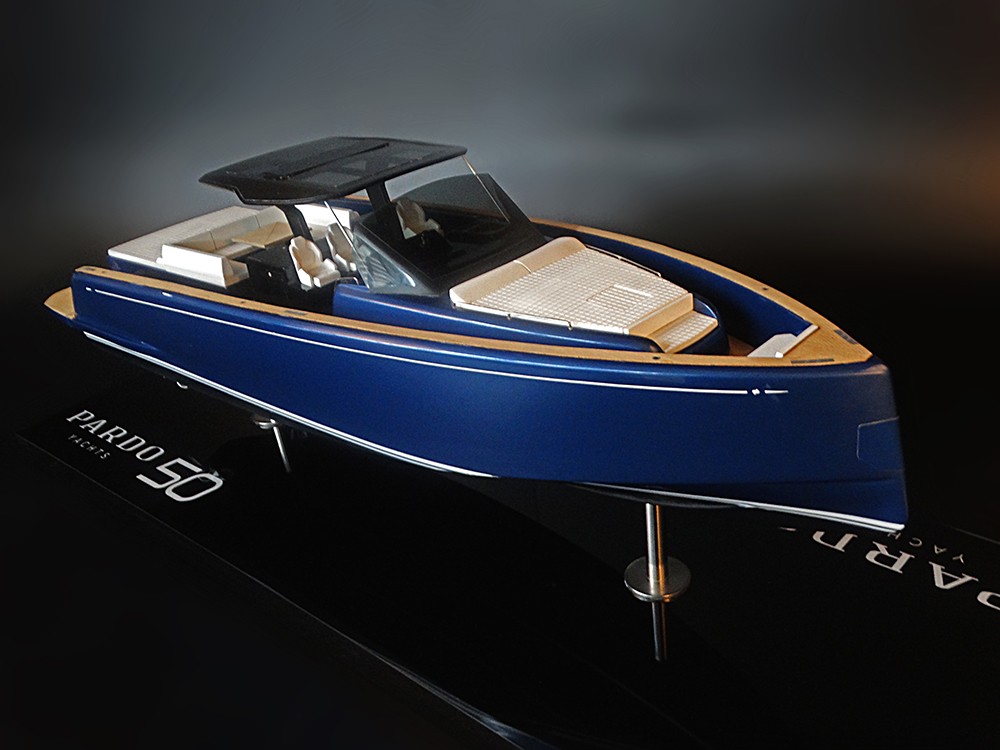Custom Models - Pardo - Pardo 50 custom powerboat model - Abordage