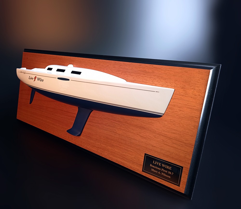 Custom Half Models - Beneteau - Beneteau First 36.7 Custom Half Model with cabin and cockpit only - Abordage