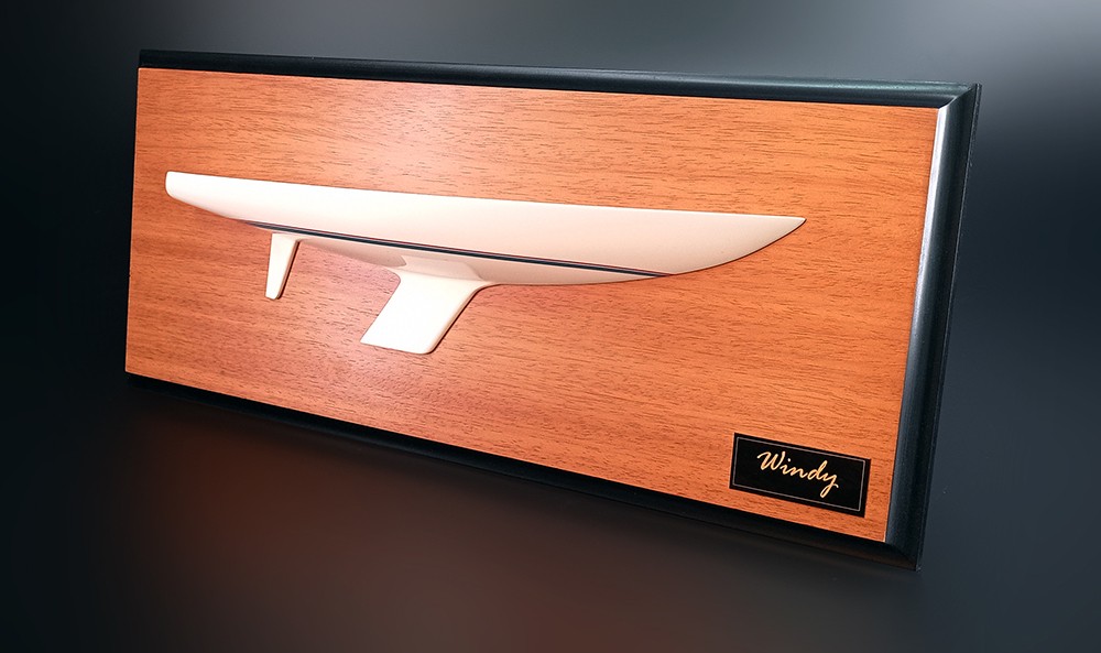 Custom Half Models - Etchells - Etchells custom half hull - Abordage