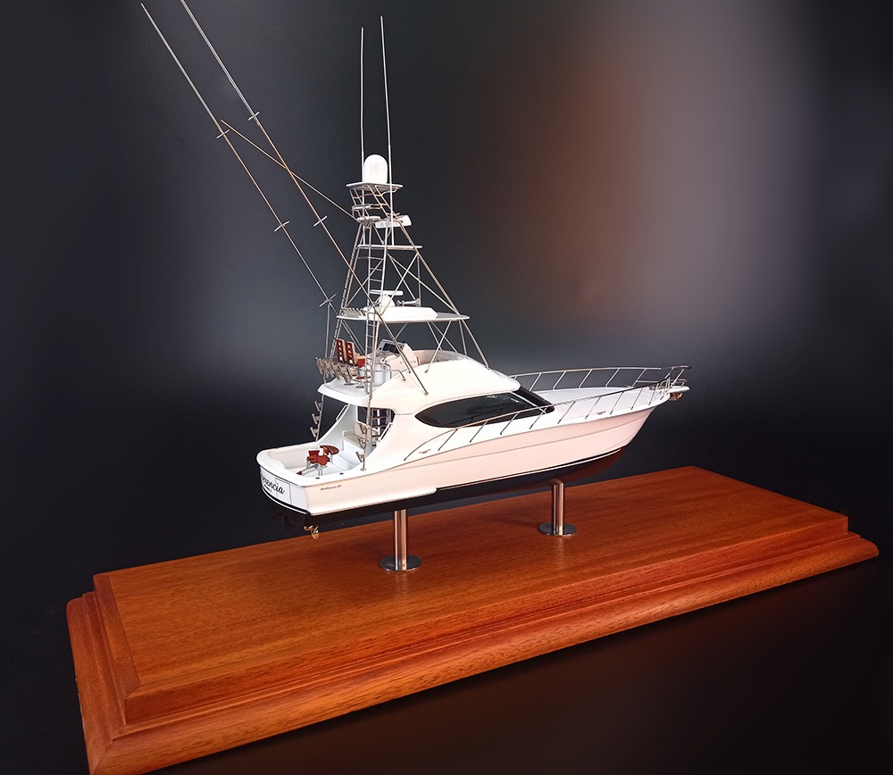 Custom Models - Hatteras - Hatteras 54 GT custom model - Abordage