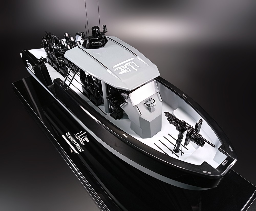 Custom Models - The Whiskey Project Group - Whiskey MMRC - Bravo watercraft - custom model - Abordage