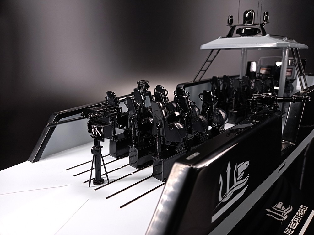 Custom Models - The Whiskey Project Group - Whiskey MMRC - Bravo watercraft - custom model - Abordage