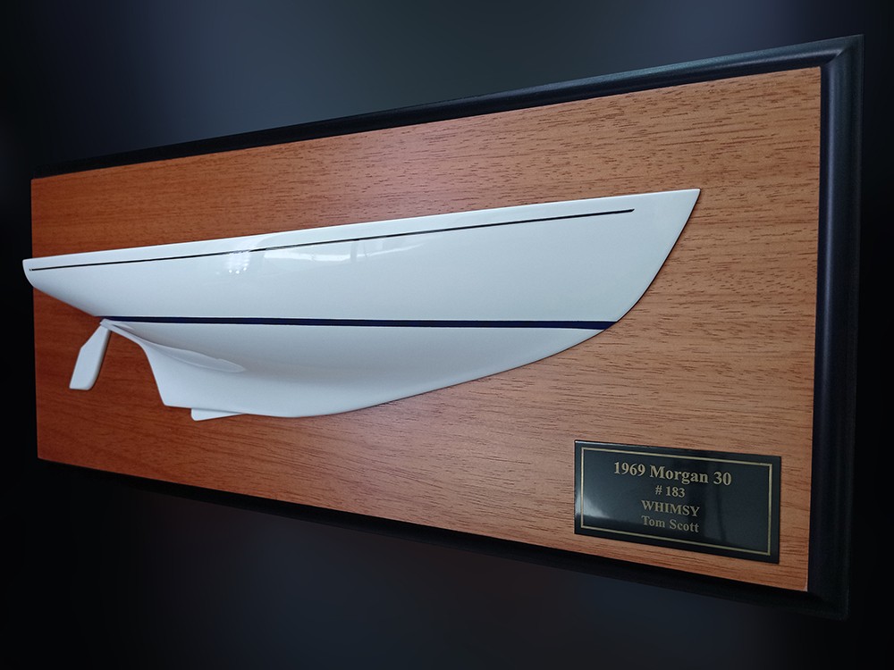 Custom Half Models - - Morgan 30 flushdeck half hull - Abordage