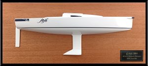 Custom Half Models - JBoats - J88 JBoats replica custom half model with cabin and cockpit only - Abordage