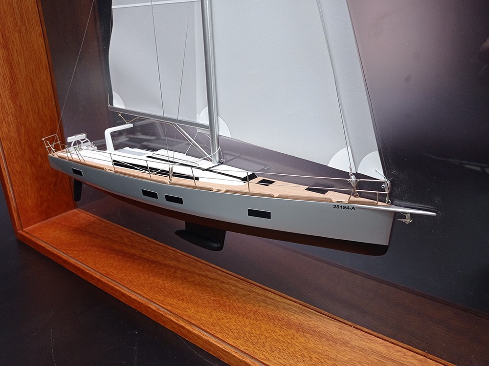 Custom Half Models - Beneteau - Beneteau Oceanis 55 Framed Half Model - Abordage