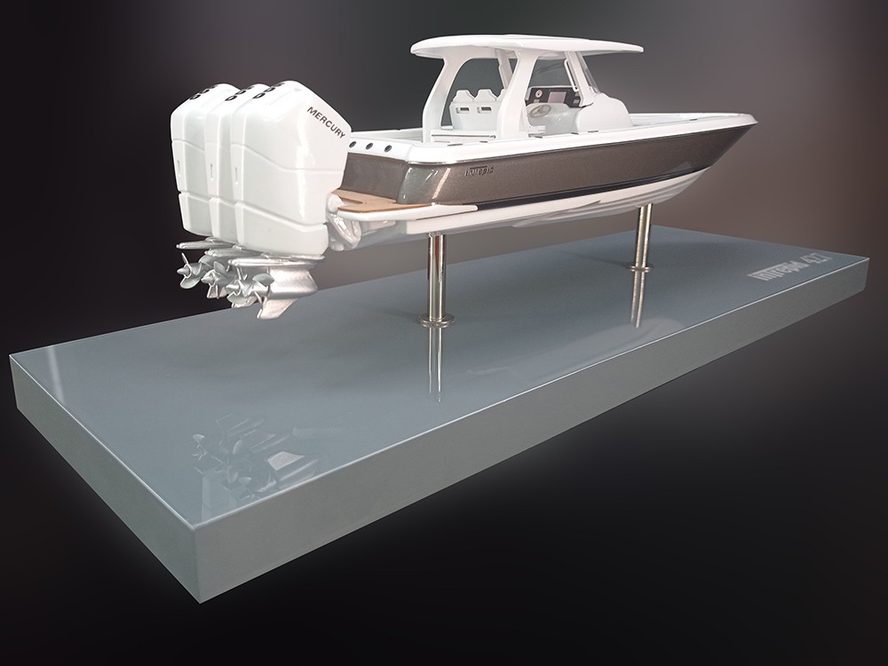 Custom Desk Models - Intrepid Powerboats - Intrepid 427 Nomad FE desk model - Abordage
