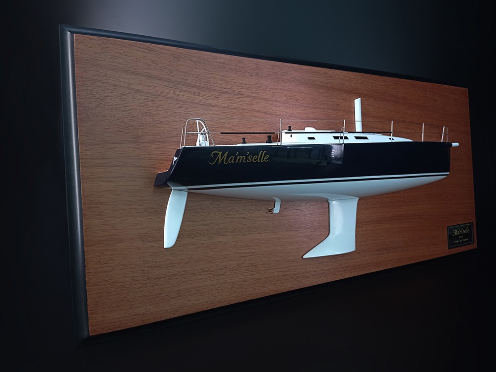 Custom Half Models - JBoats - J 122 J/Boats half model with deck details - Abordage