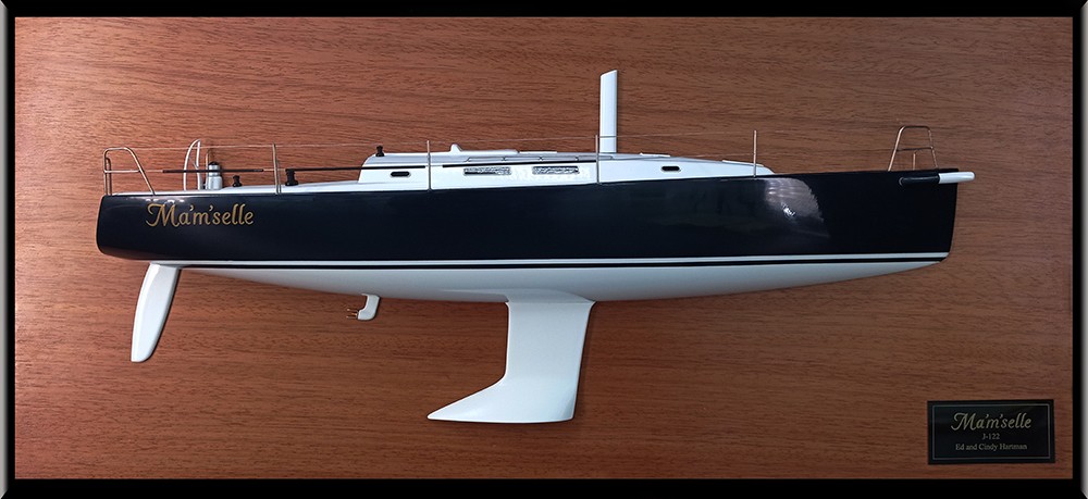 Custom Half Models - JBoats - J 122 J/Boats half model with deck details - Abordage
