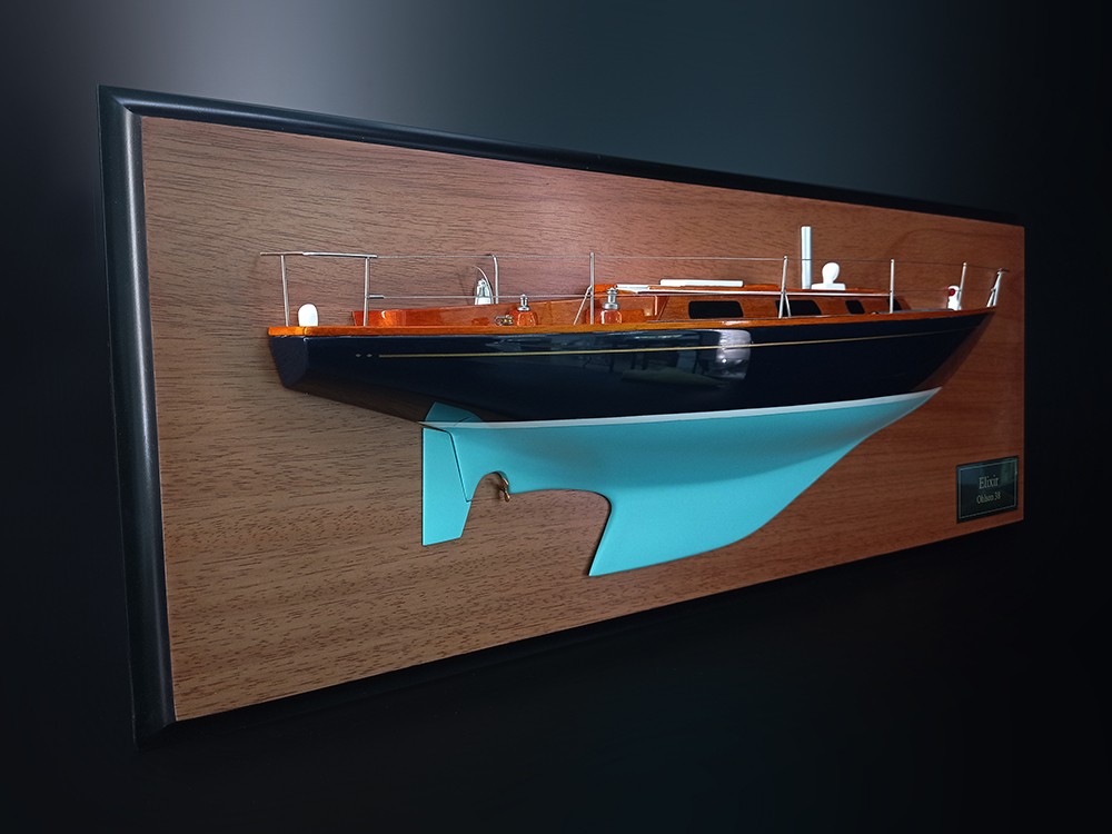 Custom Half Models - - Ohlson 38 custom half model with deck details - Abordage