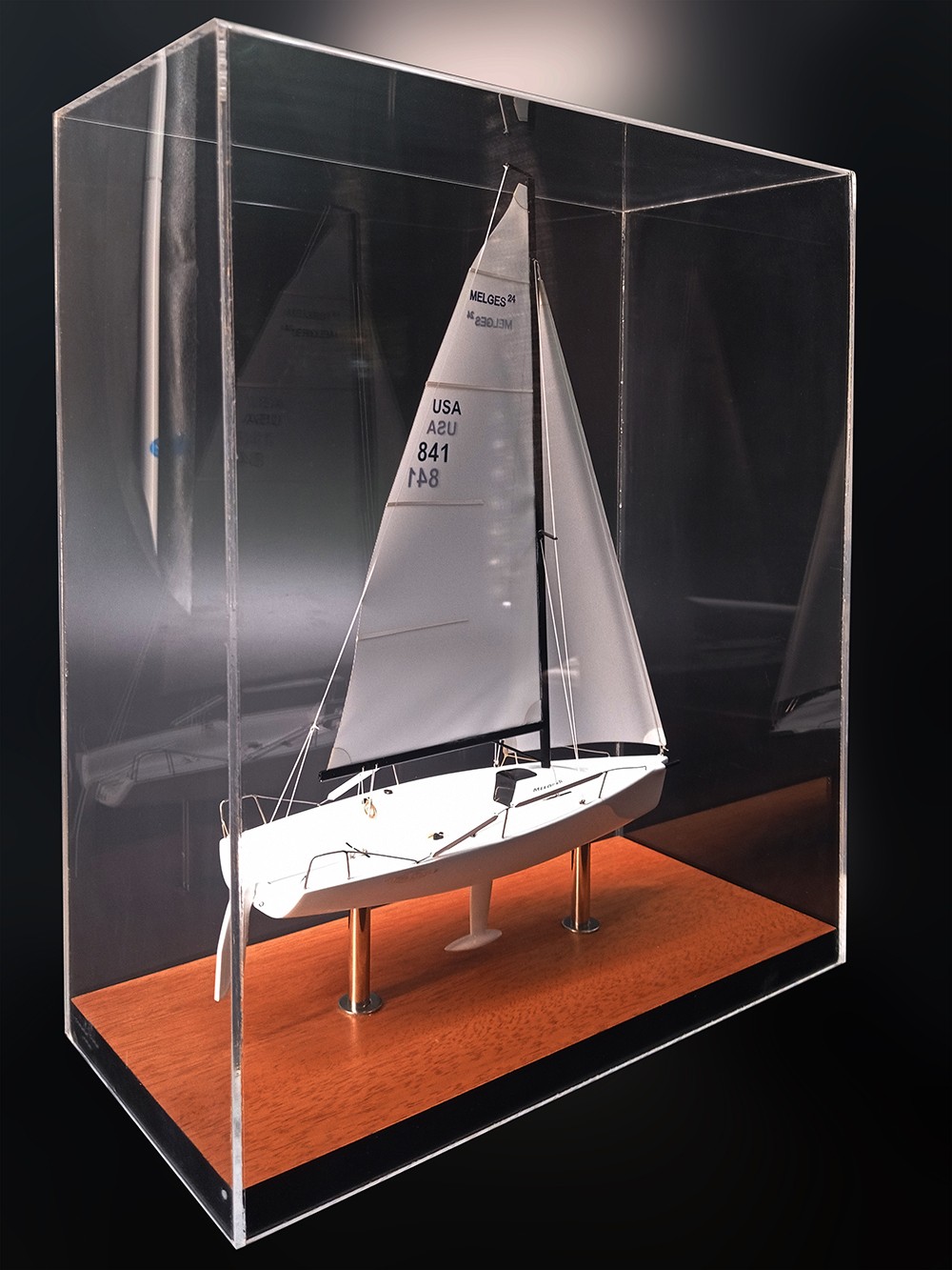 Custom Desk Models - Melges - Melges 24 custom desk model replica - Abordage