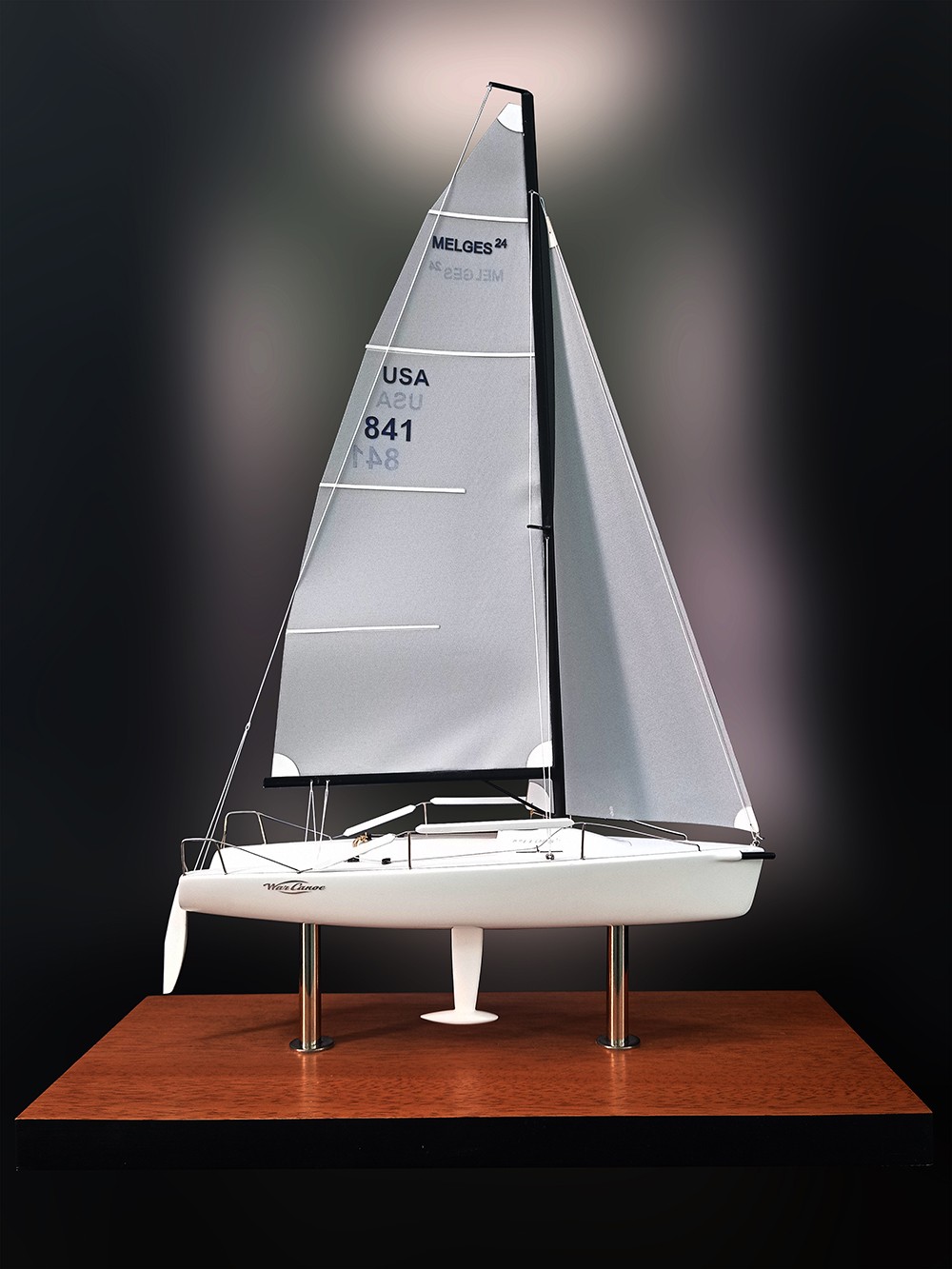 Custom Desk Models - Melges - Melges 24 custom desk model replica - Abordage