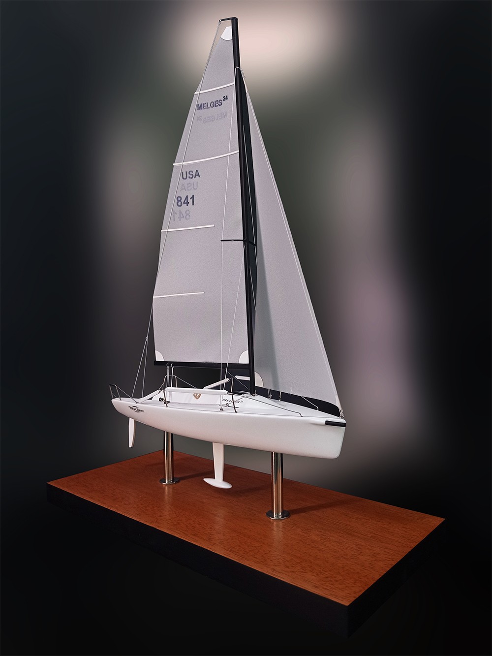Custom Desk Models - Melges - Melges 24 custom desk model replica - Abordage