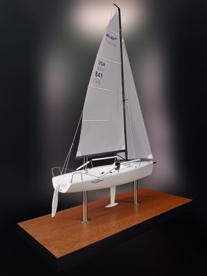 Custom Desk Models - Melges - Melges 24 custom desk model replica - Abordage
