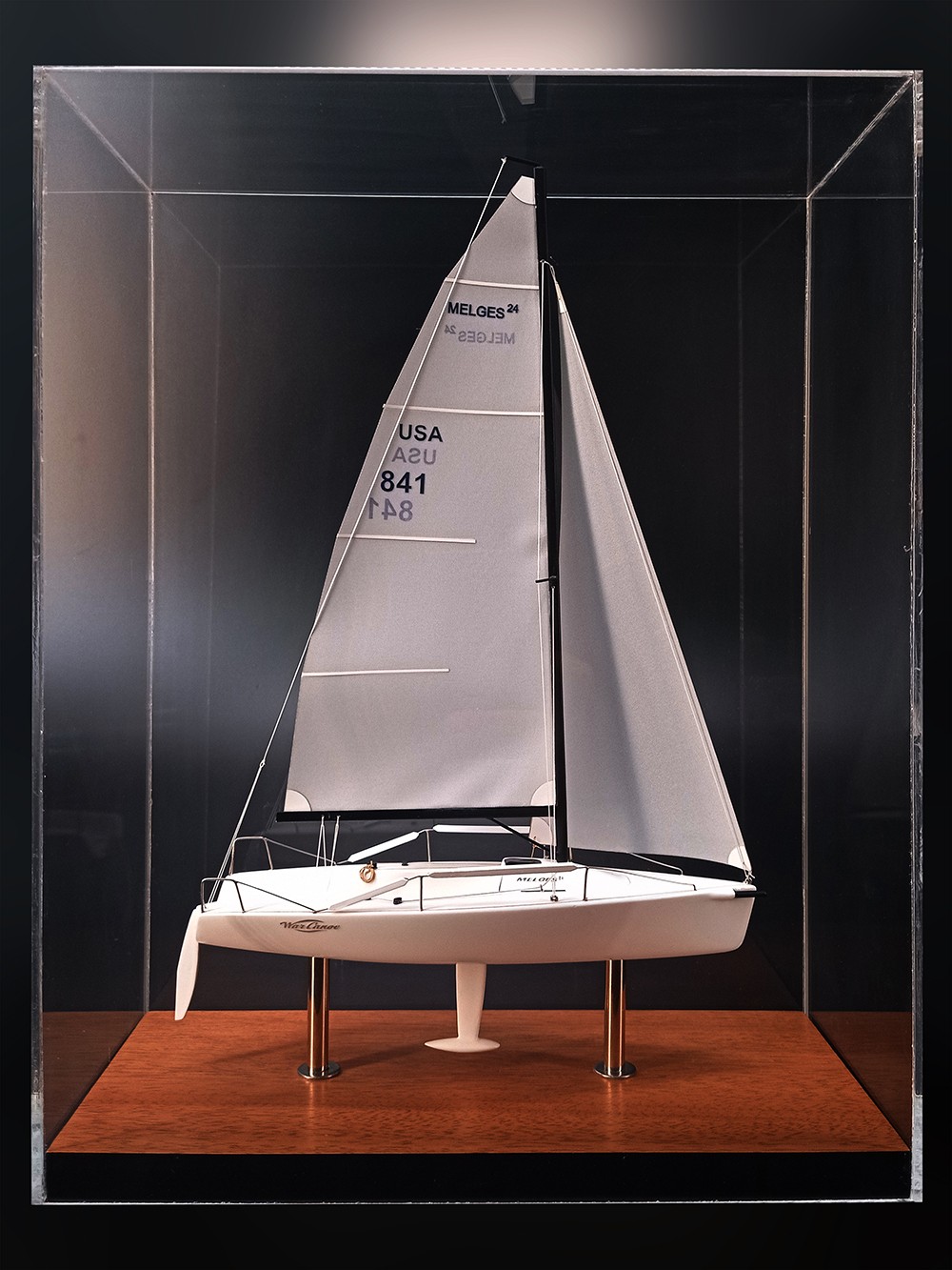 Custom Desk Models - Melges - Melges 24 custom desk model replica - Abordage