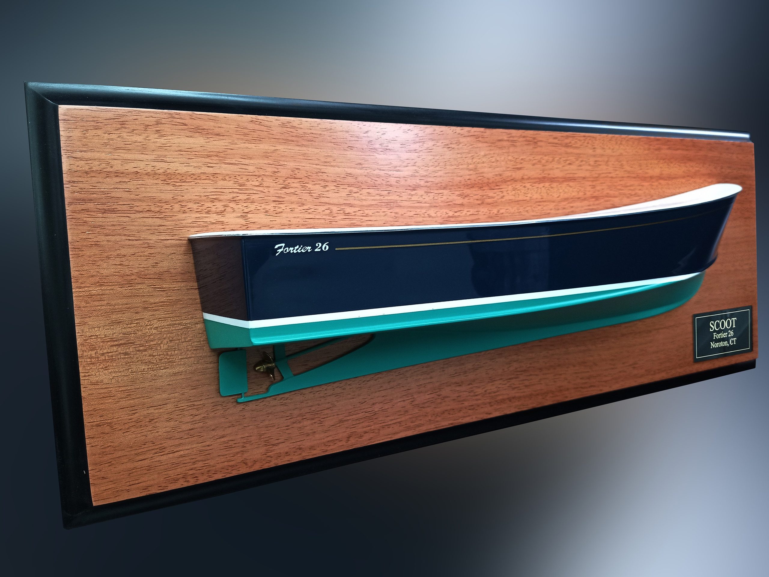 Custom Half Models - - Fortier 26 flush deck custom half hull - Abordage