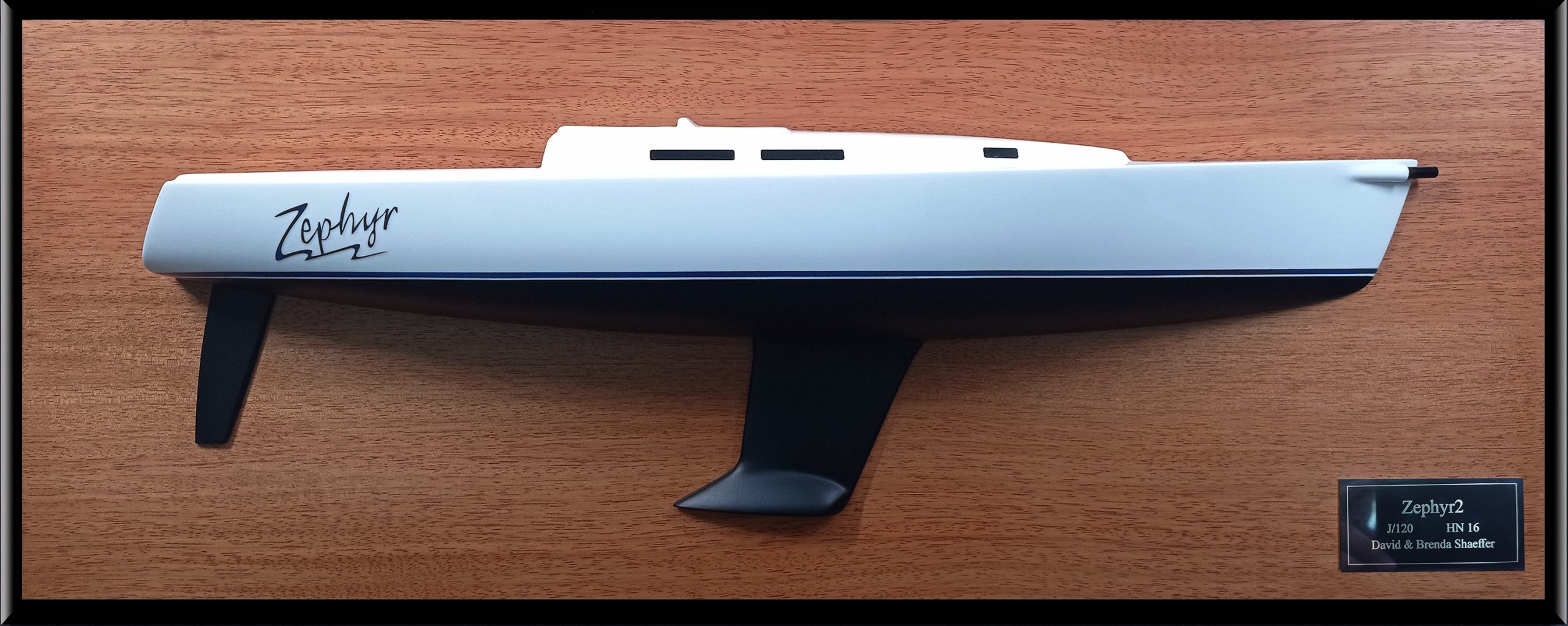 Custom Half Models - JBoats - J120 JBoats custom half model with cabin and cockpit only - replica - Abordage