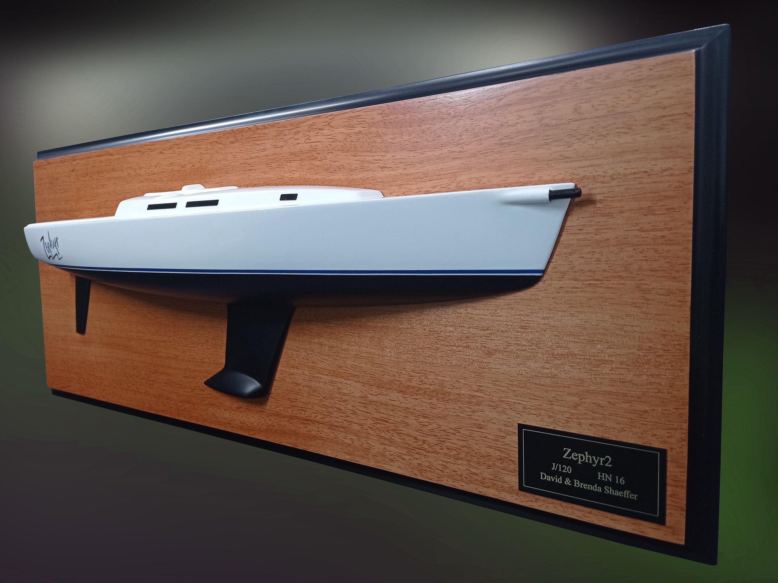 Custom Half Models - JBoats - J120 JBoats custom half model with cabin and cockpit only - replica - Abordage