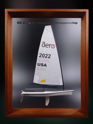 Custom Half Models - RS Sailing - RS Sailing Aero 7 Trophy - Framed Half Model - Abordage