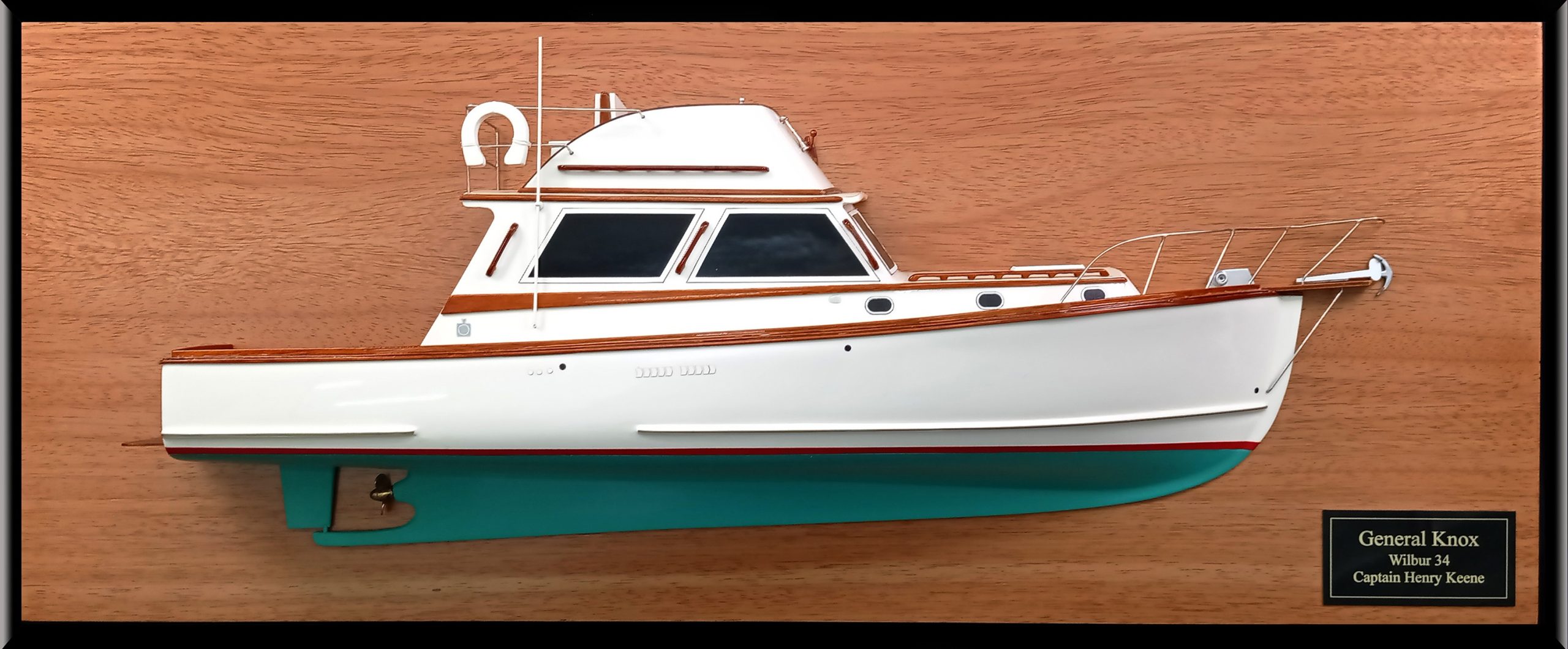 Custom Half Models - - Wilbur 34 custom half model with deck details - Abordage