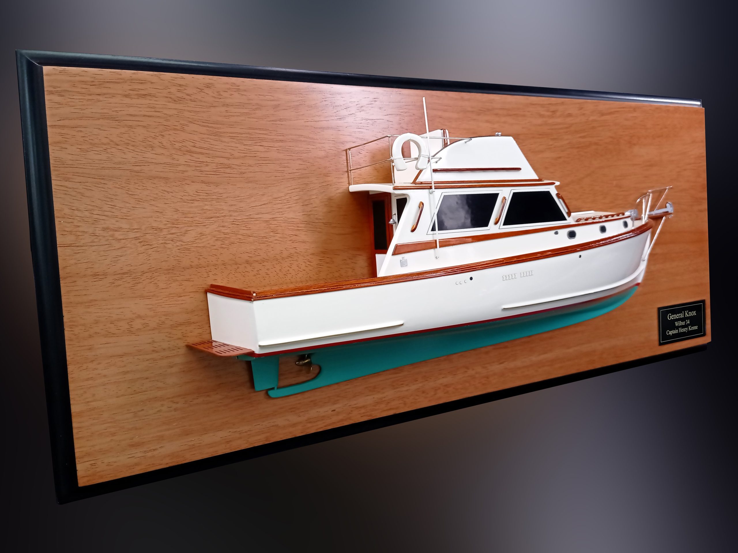 Custom Half Models - - Wilbur 34 custom half model with deck details - Abordage