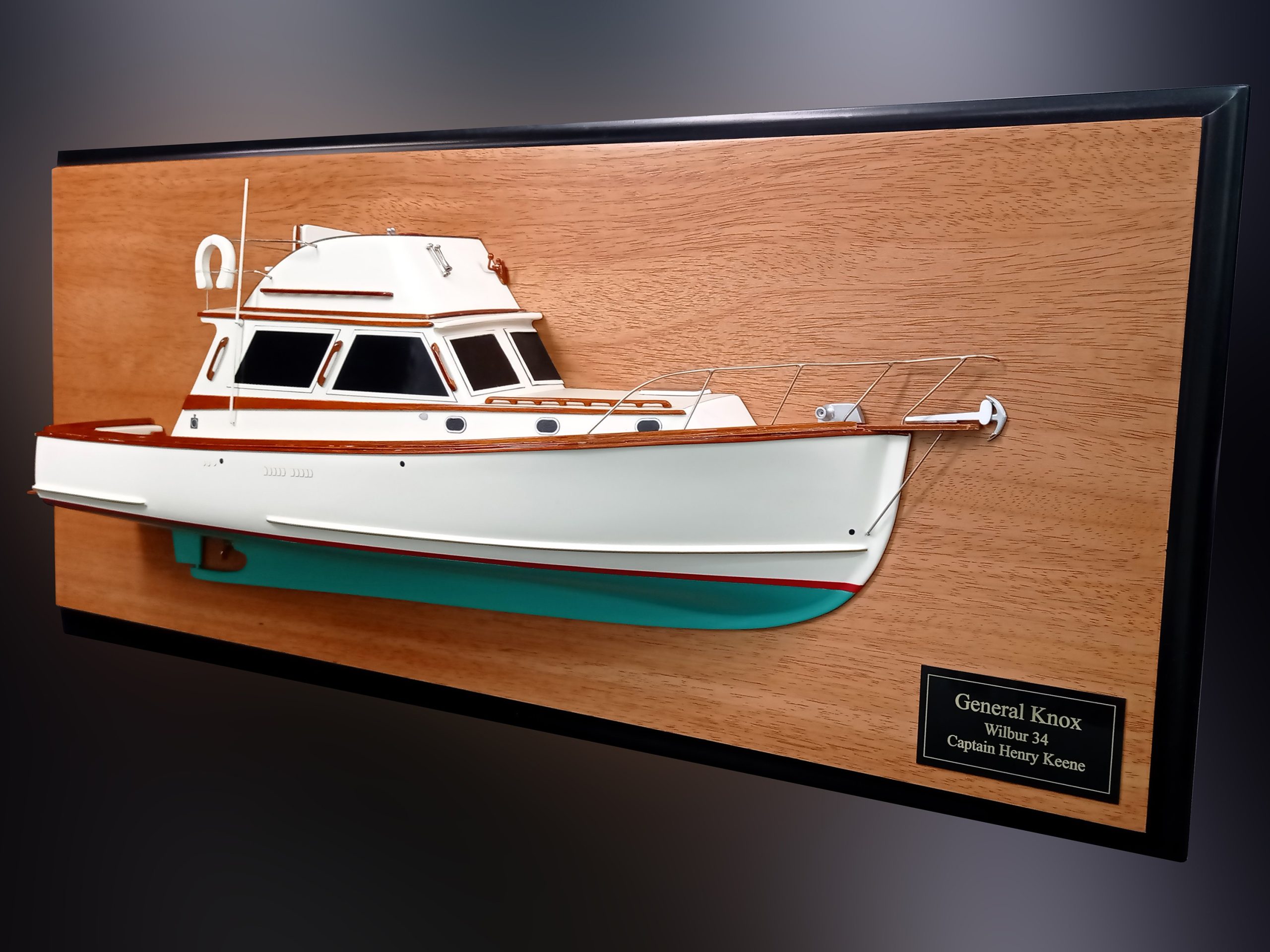 Custom Half Models - - Wilbur 34 custom half model with deck details - Abordage