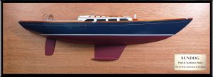 Custom Half Models - Morris Yachts - Morris M42 custom half model with deck details - Abordage
